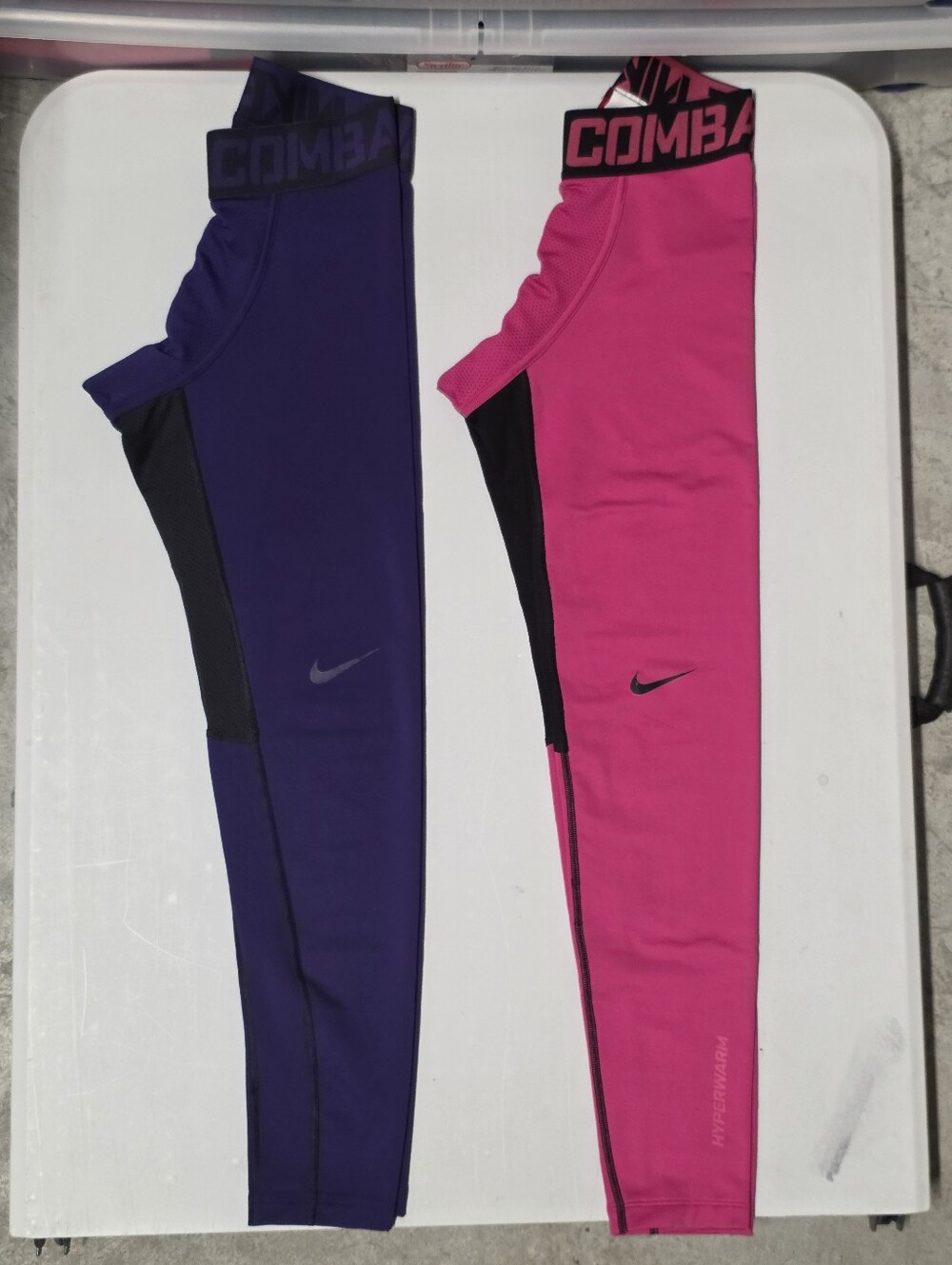 NIKE PRO HYPERWARM COMPRESSION TIGHTS (2 PACK) SZ M
